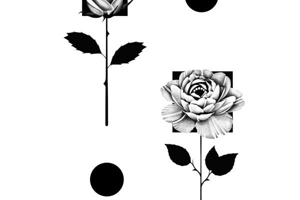 Abstract Roses