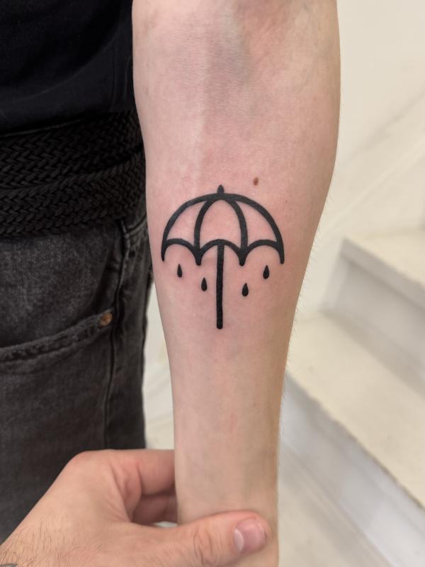Blackwork Bring Me The Horizon Tattoo