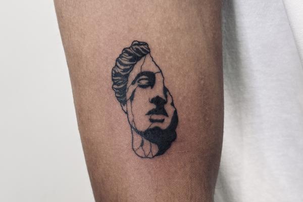 Blackwork David Tattoo