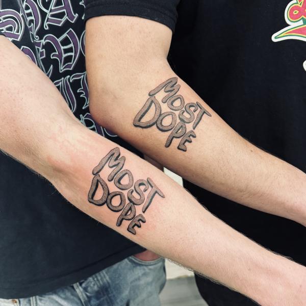 Fineline Most Dope Tattoo