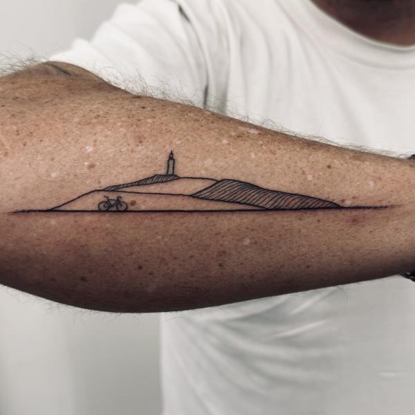 Fineline Mt Ventoux Tattoo