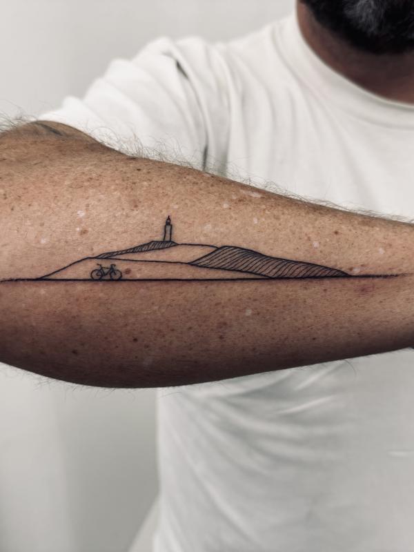 Fineline Mt Ventoux Tattoo