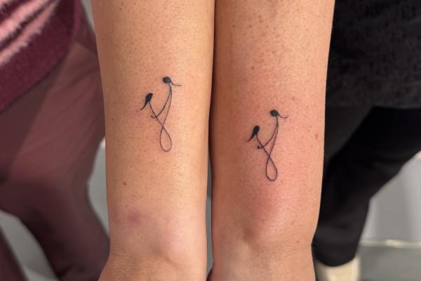 Fineline Tattoo Sisters