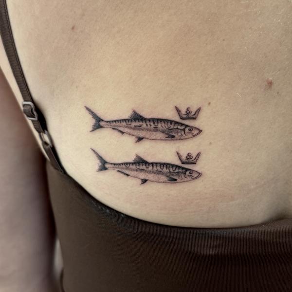 Microrealism Tattoo Scheveningen Herring