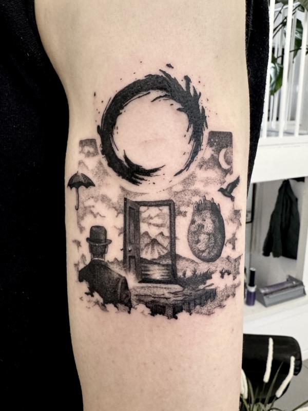 Surrealism Tattoo Rene Margritte