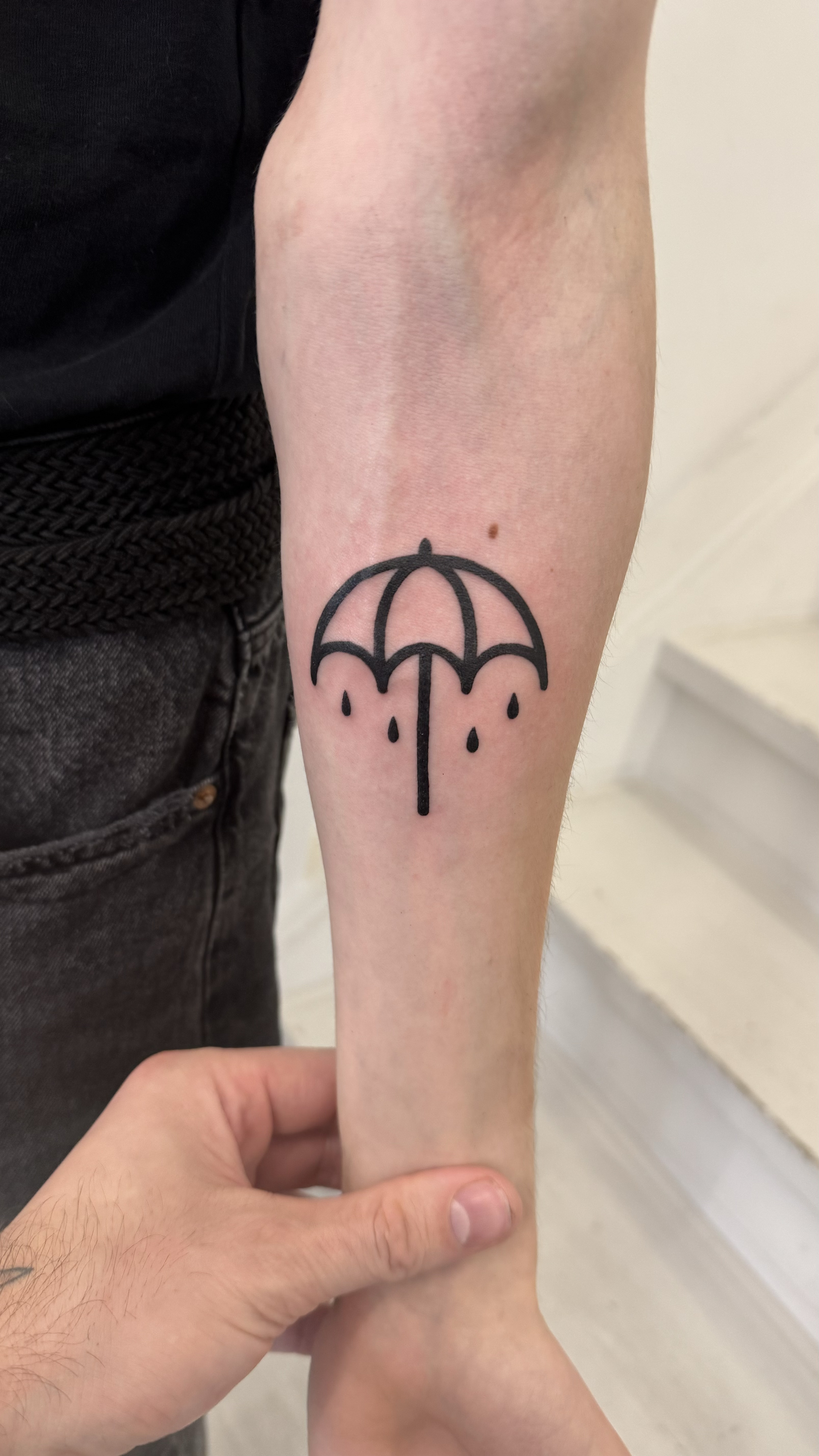 Blackwork Bring Me The Horizon Tattoo