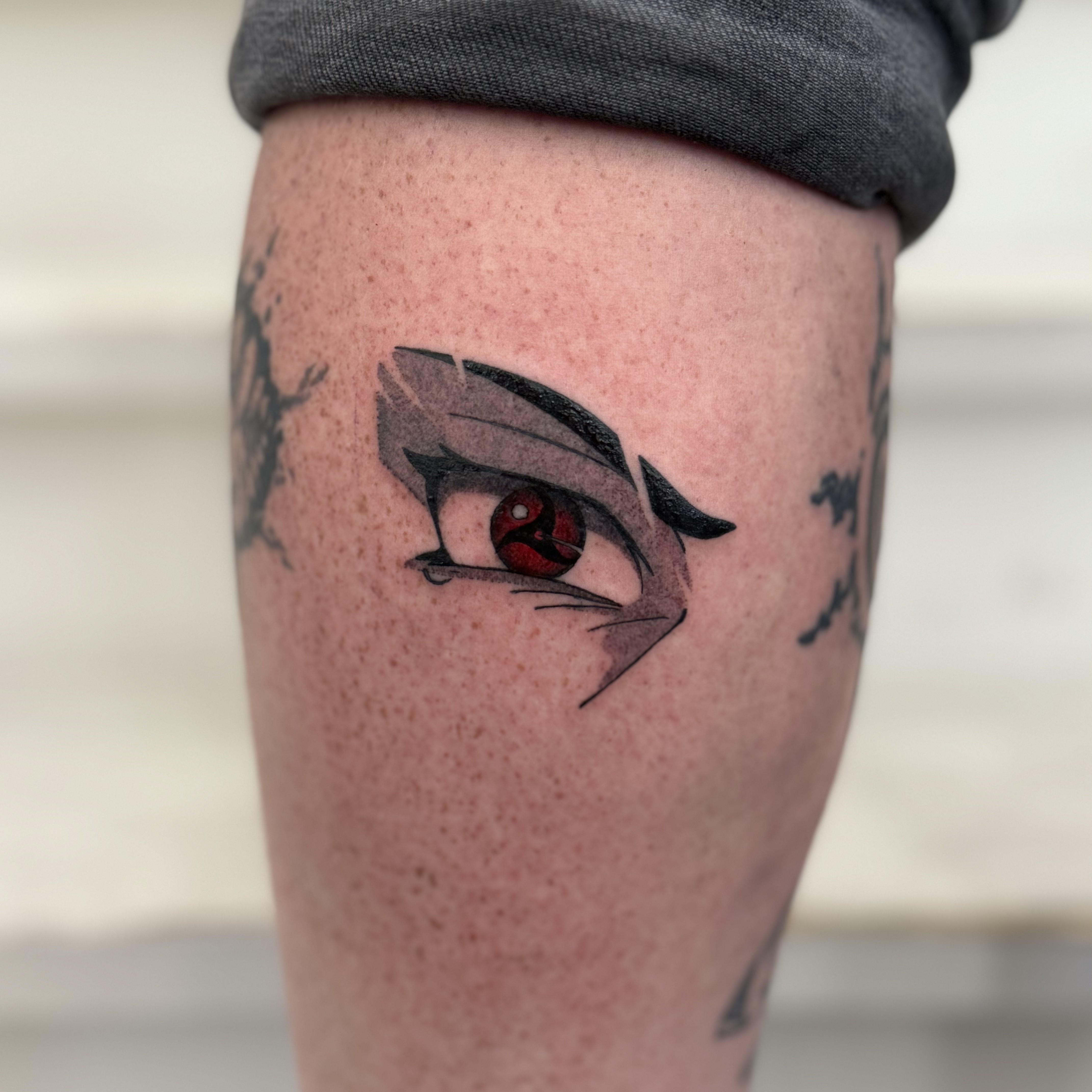 Fineline Custom Naruto Sharingan Tattoo