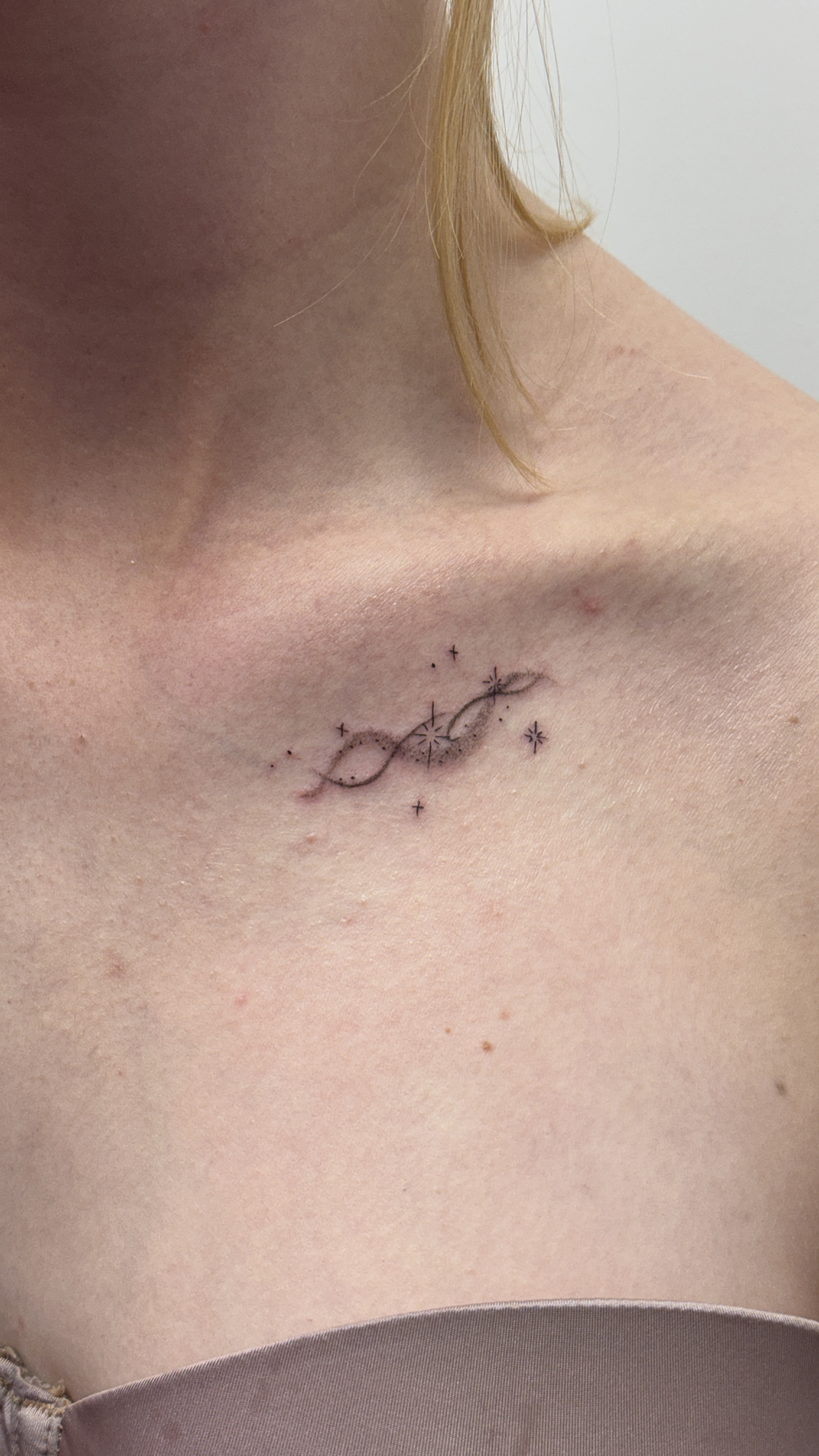 Fineline Tattoo little galaxy
